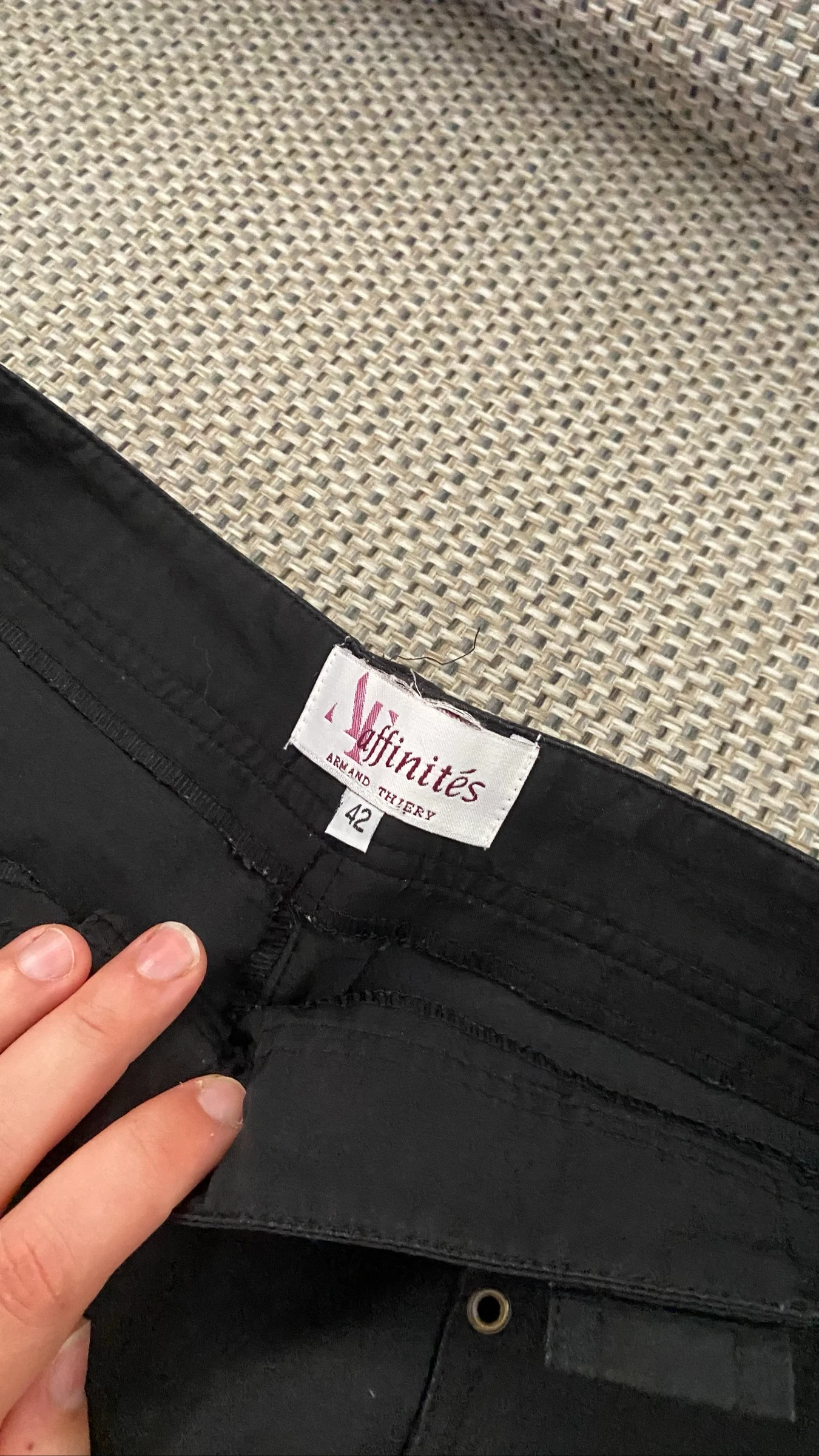 Pantalón corto negro en perfecto estado Talla 42 Vintage – photo 9